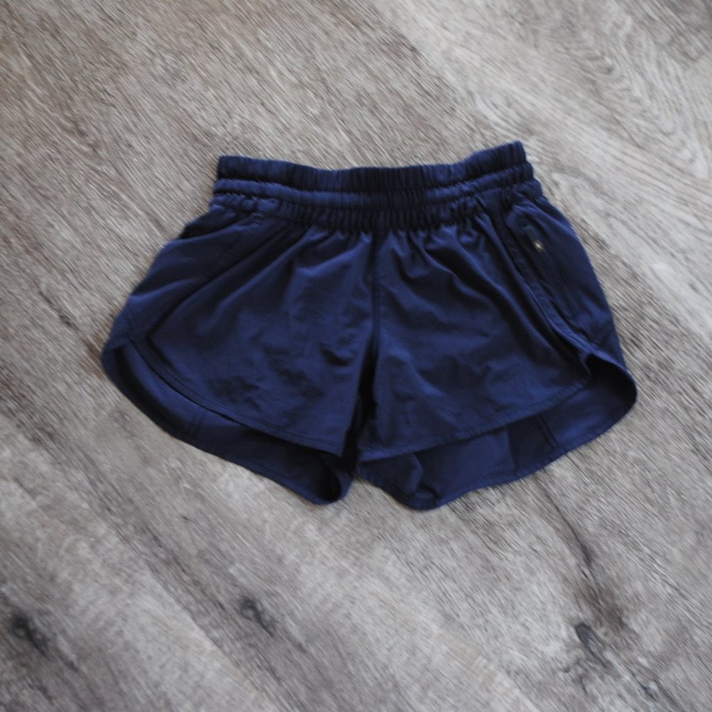 Navy Blue Lululemon Shorts 3.5" Inseam